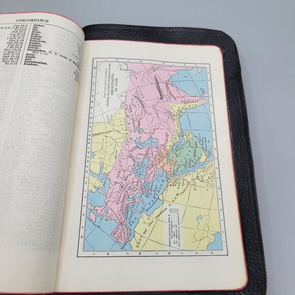 1940s Vintage Holy Bible Winston International Series Red Letter KJV - Picture 10 of 11